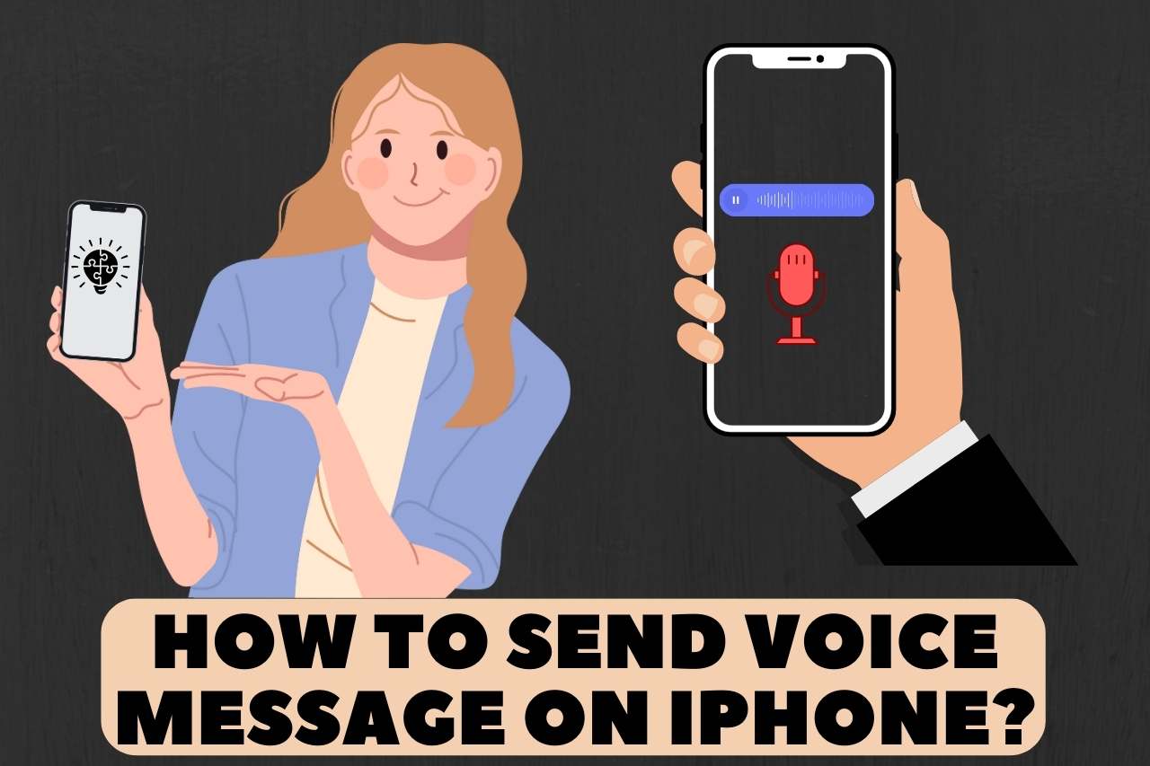 how to send voice message on iphone