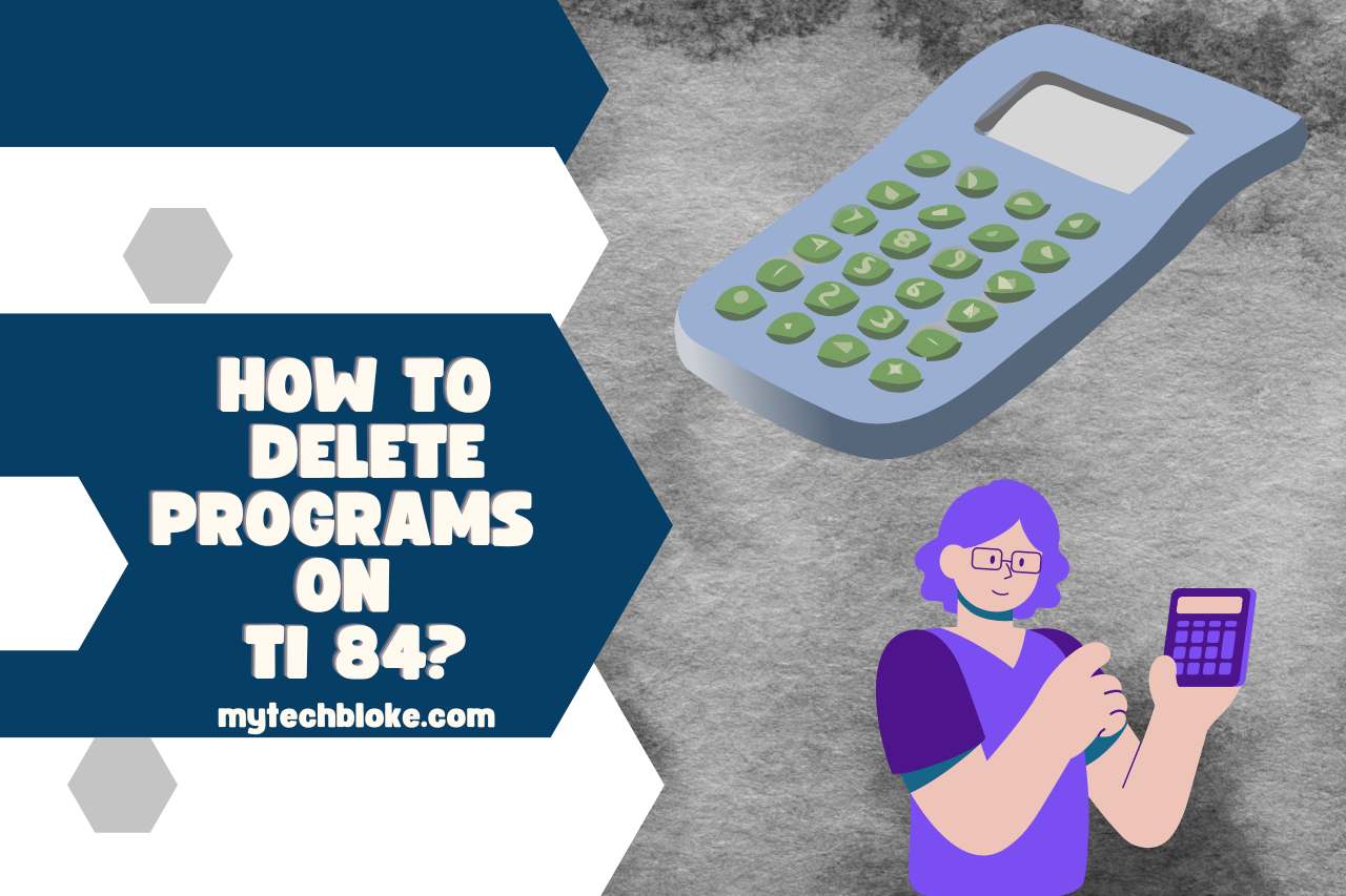 how to delete programs on ti 84